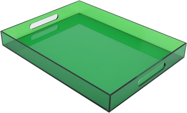 green acrylic tray green acrylic tray